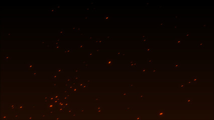 Realistic sparks and particles of fire.	
