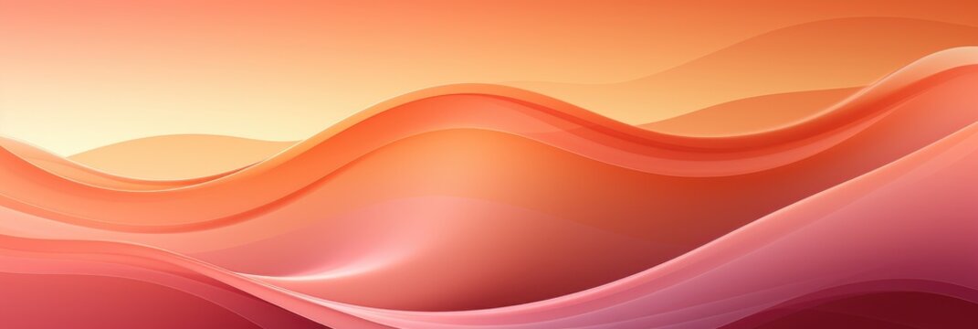 peach apricot yellow pink  colored surrealistic abstract soft gradient wallpaper  banner