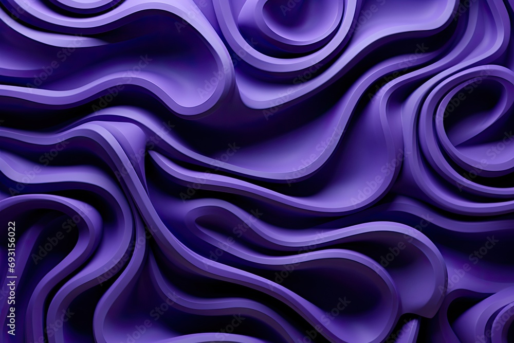Aufkleber abstract purple wavy lines creating a dynamic visual effect
