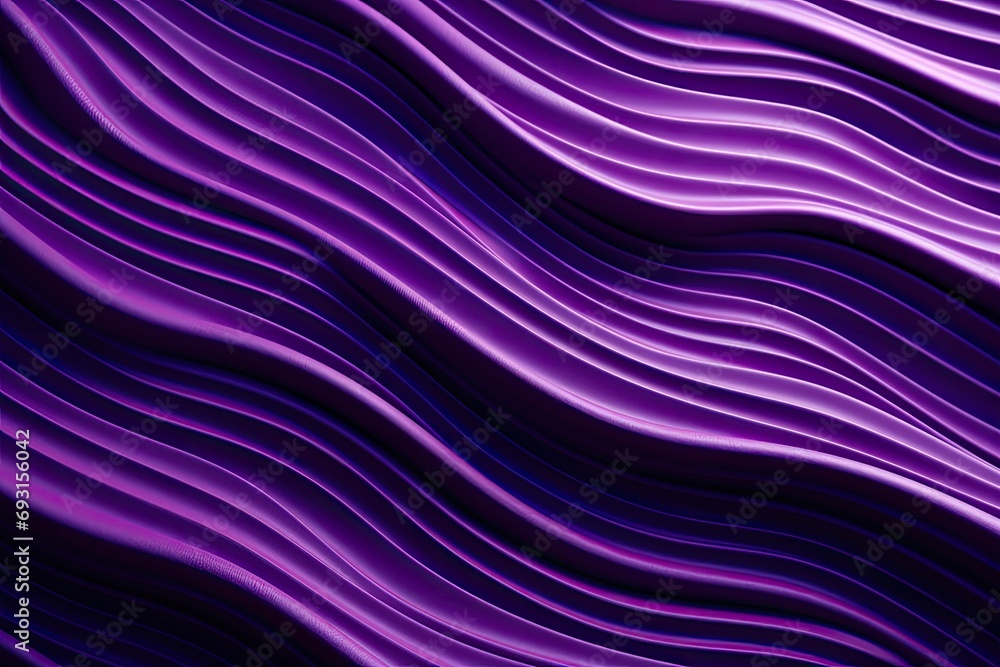 Poster purple wavy lines, showcasing an artistic and dynamic design