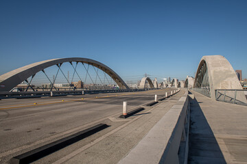 The 6th Avenue Bridge in downtown Los Angeles