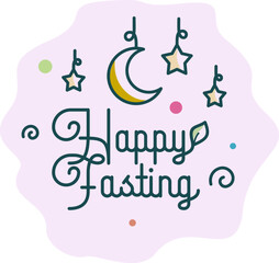 Happy Fasting Vector