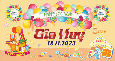 happy birthday card with cake