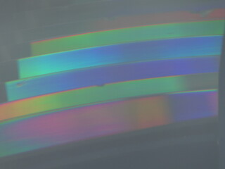 Regenbogenfarben der Lamellen an einem Leuchtturm