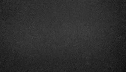 Fotobehang abstract black grainy paper texture background or backdrop empty asphalt road surface for decorative design element dark material textured for presentation template © Kendrick