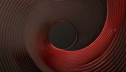 dark red luxury circular abstract pattern 3d circle lines ring deluxe design minimal modern dynamic illustration elegant blank background radio waves amazing female sale banner love invitation
