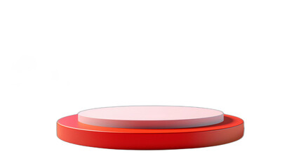 Round Object on Pink Surface