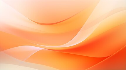 Gradient Background fading from Light Orange to White. Professional Presentation Template