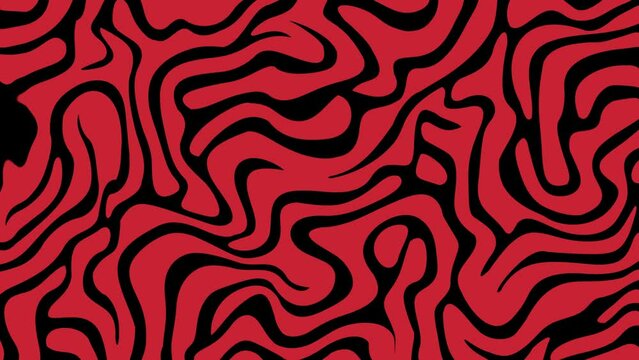 Color lines on transparent background moves like water, hypnotic effect, ideal for background. Pop rock advertising vertical video