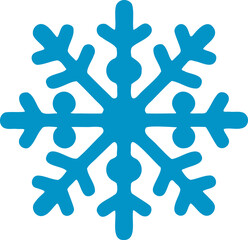 Snowflake vector illustration. Snow flake symbol design elements