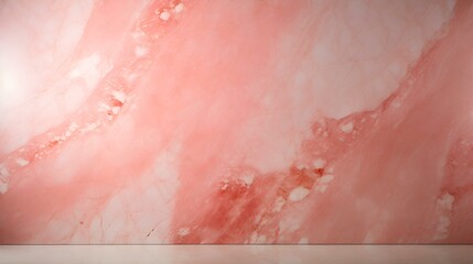 Fototapeta premium Light Red Marble Background for Product Presentation
