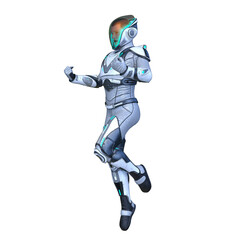 サイバーマン　3DCG レンダリング