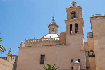 Fototapeta premium Architecture and building in the city center of Alicante Spain
