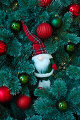 The beautiful christmas tree decoration - 693189886