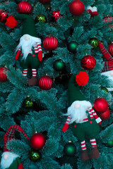 The beautiful christmas tree decoration - 693189891
