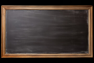 Photo of school blackboard, isolated