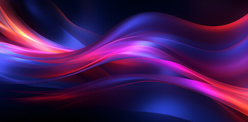 Fototapeta premium Abstract Speed light trails effect, fast moving neon futuristic technology background