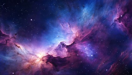 Fototapeta na wymiar nebula and galaxies in space abstract cosmos background