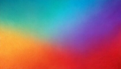 abstract red blue orange purple green gradient banner vibrant colors grainy background web header poster design copy space