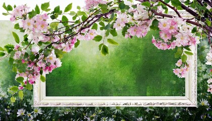 tree branch flower photo overlays summer spring painted frame s photo art