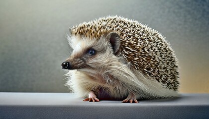 hedgehog on background