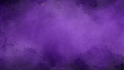 purple background texture paper or banner design in deep purple color with watercolor paint stains...