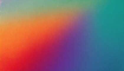abstract red blue orange purple green gradient banner vibrant colors grainy background web header...