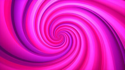 Fototapeta premium Magenta Psychedelic Spiral Pattern. Hypnotic Abstract Background