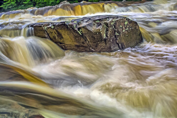 Autumn on the swift river