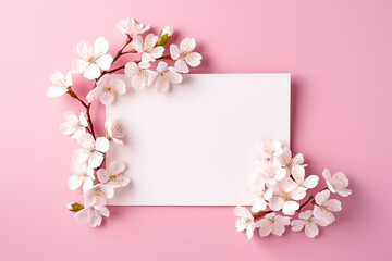 Blooming tranquility, Peach flowers on branches against a wooden backdrop, a serene composition with text space, perfect for stock photo messages.