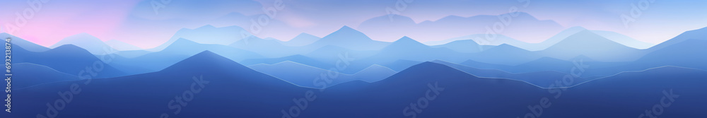 Aufkleber abstract mountains background or pattern, creative web site header or footer template