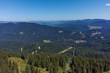 Rhodope Mountains near Snezhanka peak, Bulgaria