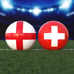 England vs. Switzerland Soccer Match