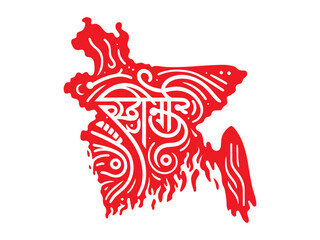 Vector Bangladesh map design