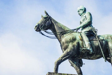 mannerheim monument in helsinki finland