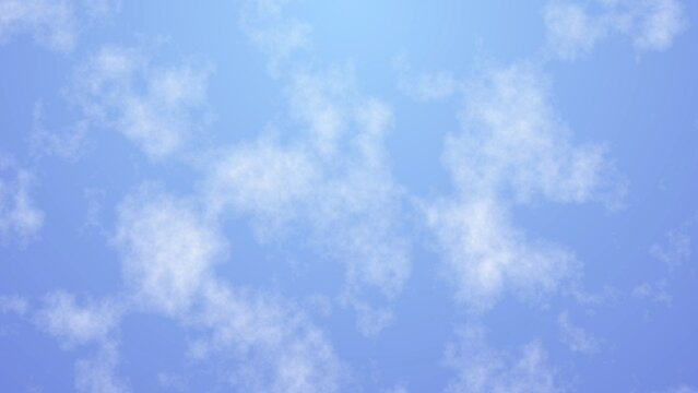 Animated Clouds and Foggy Sky Background (Customizable)