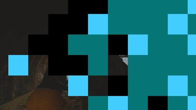 Digital Pixel Wipe Transition