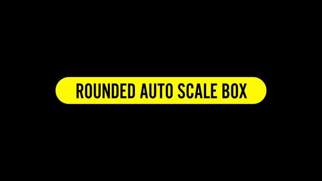 Modern Auto Scale Text Lower Third