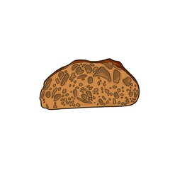 ciabatta bread illustration - 693227457