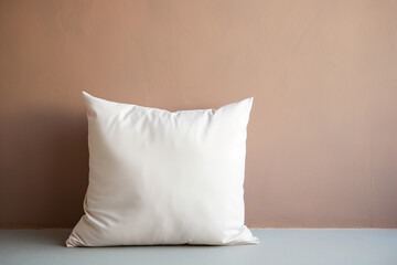 Pillow on a bed surface