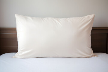 Pillow on a bed surface