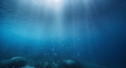 deep sea exploration, underwater world background