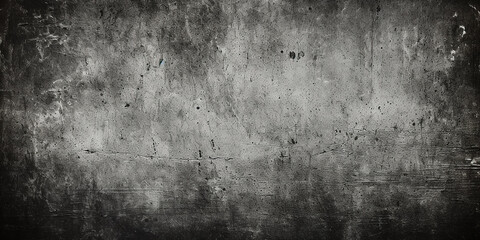Black and White Scratched Background Texture, Dirty Grunge Concrete Backdrop Wallpaper