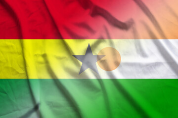 Ghana and Niger political flag international negotiation NER GHA