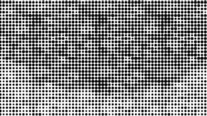 Design halftone black background. Decorative web layout or poster, banner.	