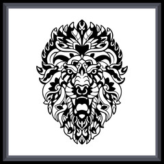 Stinger bee tribal tattoo mandala arts