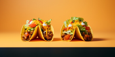 a Tacos Studio Showcase in the style of minimalism