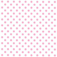 Pink Polka Dots Background