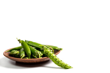 Green and tasty peas for cooking, vegetables for healthy eating, fresh peas, fresh vegetables for vegetarianism