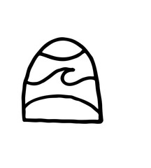 imaginative ocean wave lightbulb and mirror